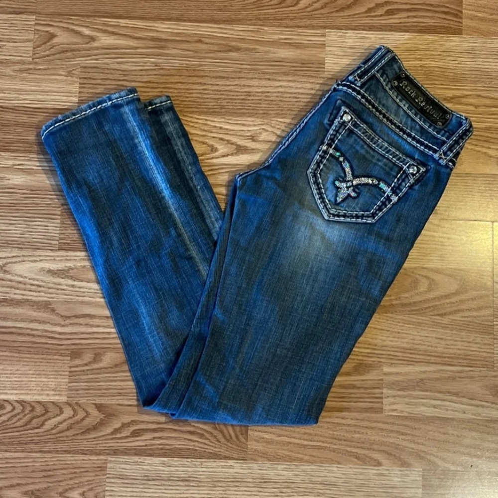 Womens Rock Revival Straight - size 27